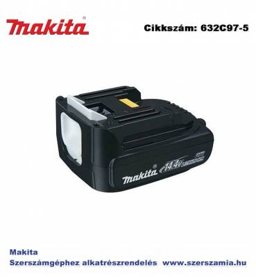 Akkumulátor 18V 1,5 Ah Li-ion BL1815N BULK MAKITA (MK-632C97-5)