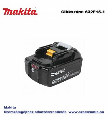 Akkumulátor 18V 1,5 Ah Li-ion BL1815N BULK MAKITA (MK-632F15-1)