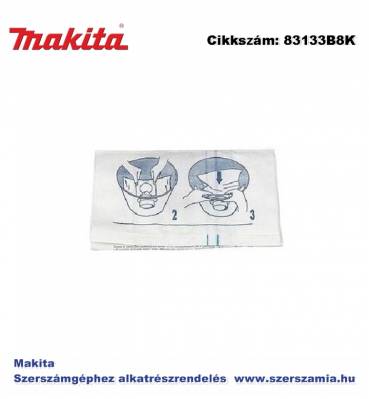 Papírporzsák 440 barna T2 MAKITA 5db/csomag (MK-83133B8K)