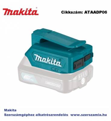 Adapter 1 USB porttal 2,1A CXT T2 MAKITA (MK-ATAADP06)