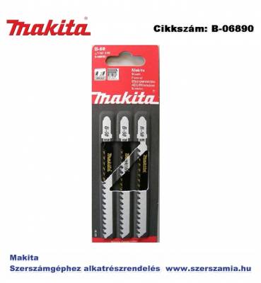 Szúrófűrészlap GIPSZKARTON L75 mm Z6 B55 T2 MAKITA 3db/csomag (MK-B-06890)