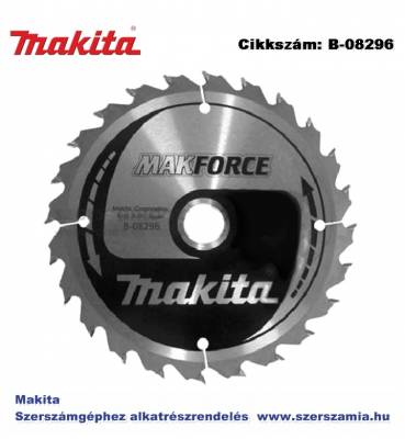 Körfűrészlap Makforce 160/20 mm Z24 T2 MAKITA (MK-B-08296)