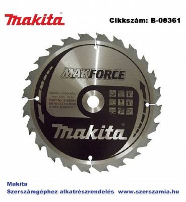 Körfűrésztárcsa Makforce 190/15,88 mm Z24 MAKITA (MK-B-08361)