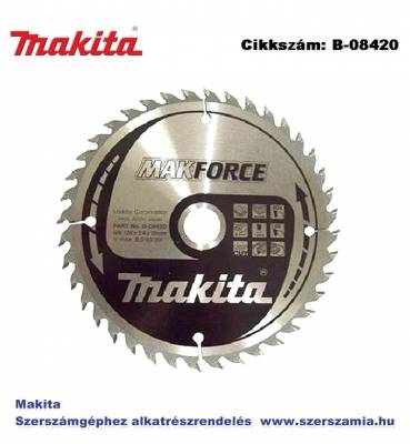 Körfűrészlap Makforce 160/20 mm Z40 T2 MAKITA (MK-B-08420)