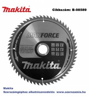 Körfűrészlap Makforce 235/30 mm Z60 T2 MAKITA (MK-B-08589)