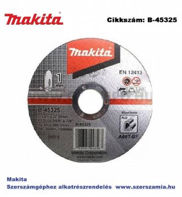 Vágókorong ALU 115 x 1 mm T2 MAKITA (MK-B-45325)