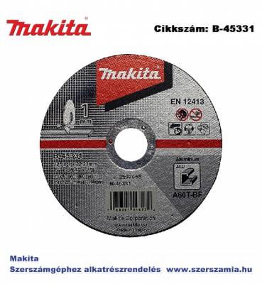 Vágókorong ALU 125 x 1 mm T2 MAKITA (MK-B-45331)