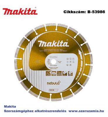 Gyémánttárcsa szegmentált 115 mm NEBULA T2 MAKITA (MK-B-53986)