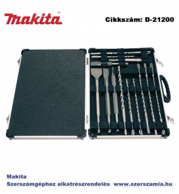 Fúró és vésőkészlet SDS-Plus 17db-os T2 MAKITA (MK-D-21200)