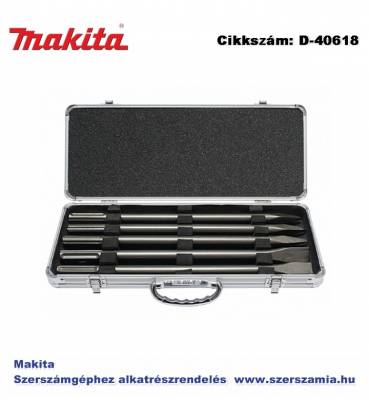 Véső készlet standard SDS-Max 3 hegyes, 2 lapos 400 mm T2 MAKITA (MK-D-40618)