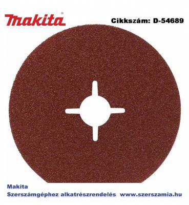 ABRASIVE DISC P60 125mm MAKITA 50db/csomag (MK-D-54689)