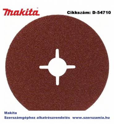ABRASIVE DISC P120 125mm MAKITA 50db/csomag (MK-D-54710)