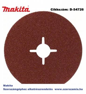 ABRASIVE DISC P150 125mm MAKITA 50db/csomag (MK-D-54726)