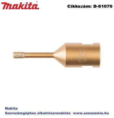 Gyémántfúró M14 D6mm VACUUM BRAZED DIAMOND CORE BIT MAKITA (MK-D-61070)