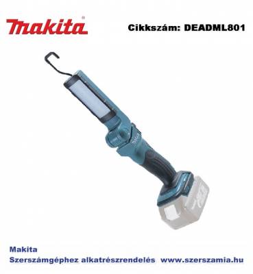 LED kifordítható lámpa Li-ion akkus 14,4-18V LXT T2 MAKITA (MK-DEADML801)