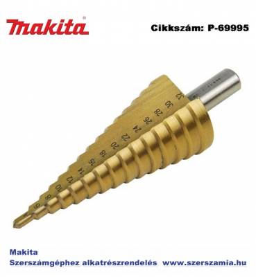 Lépcsős fúró Co 5száz. 6-30 mm MAKITA (MK-P-69995)