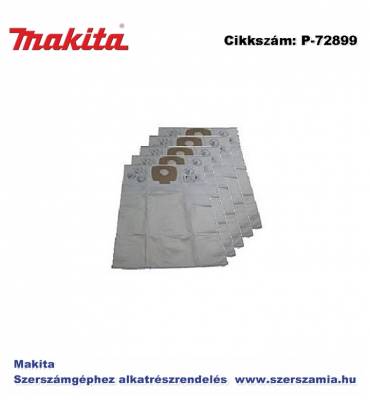 Gyapjú porzsák VC2512L VC3011L-hezT2 MAKITA 5db/csomag (MK-P-72899)