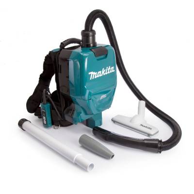 MAKITA 2x18V LXT Li-Ion BL háti porszívó, 78 m3/h