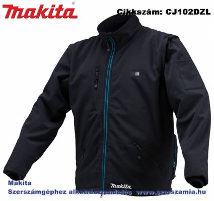 MAKITA 10,8V CXT Li-Ion fűthető kabát Z méret: L