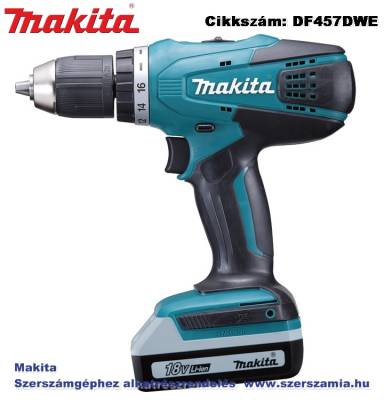 MAKITA 18V G Li-Ion 42Nm fúró-csavarbehajtó 2x1,3Ah