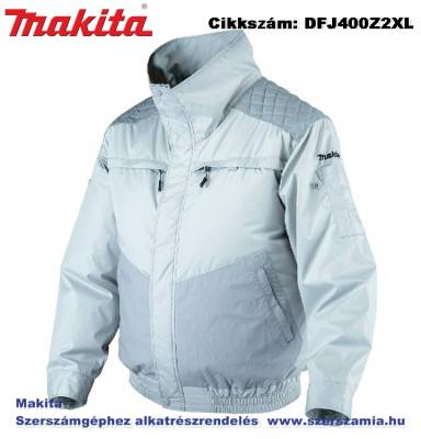 MAKITA 10,8-18V CXT, LXT Li-Ion hűthető kabát kültéri Z méret: 2XL plusz BL1830