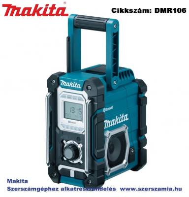 MAKITA 7,2V-18V LXT, G Li-Ion BLUETOOTH akkus rádió Z