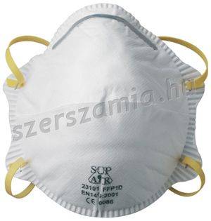 SUPAIR FFP1SL NR D csésze formájú pormaszk, 20db / doboz