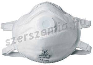 SUPAIR FFP3SL NR D szelepes csésze formájú pormaszk, 5db / doboz