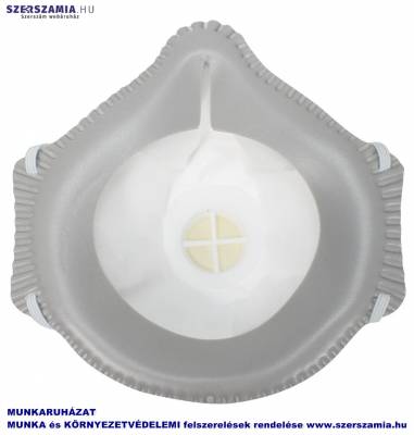 SUPAIR FFP3 NR D kagyló formájú szelepes pormaszk, KIFUTÓ termék, Helyettesítő: 23306 10db / doboz