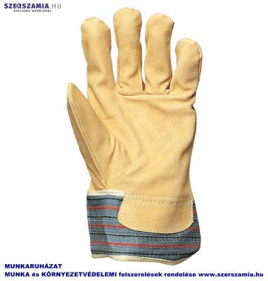 BŐRKESZTYŰ, SÁRGA SZÍNSERTÉS/CSÍKOS VÁSZON KÉZHÁT_10