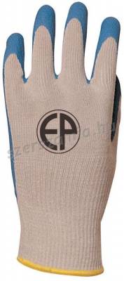 KIFUTÓ MÁRT. KÉK DUPLA LAT. KESZTYŰ, SZÜRKE PAM. KÉZHÁT_10cs