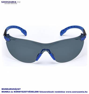 3M SOLUS S1102SGAF-EU kék/fekete PC, szürke, szemüveg, 1 darab