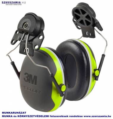 3M X4P3E-GB sisakra rögzíthető fluoreszkáló fültok SNR 32DB, 1 darab