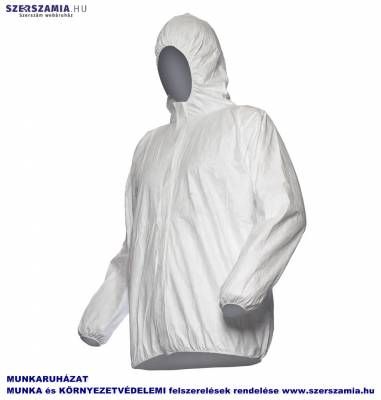 TYVEK Kapucnis cipzáros dzseki, méret: L