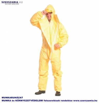 TYCHEM C2 sárga vegyszerálló overál, méret: XXXL, KIFUTÓ termék 1 darab