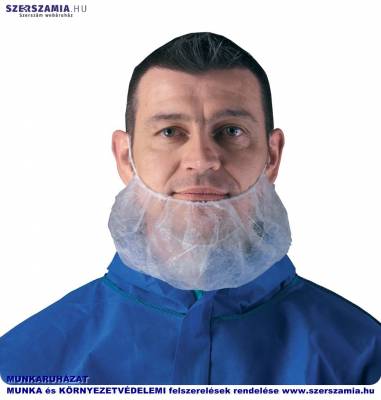 Egészségügyi szakállvédő polipropilén, 100db / csomag