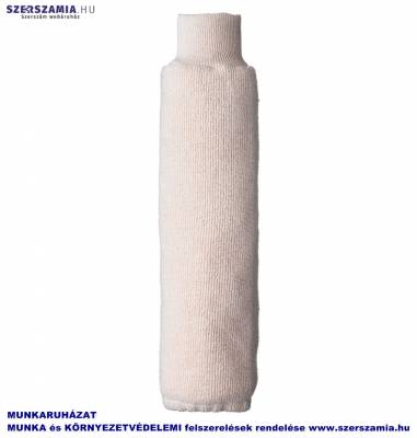 HURKOLT Fehér pamut karvédő, 46 cm hosszú, 250 C.fok hőálló, 1 pár