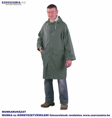 100CM PVC köpeny-zöld, méret: L