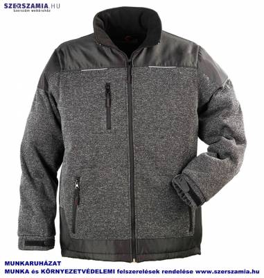 AURISSE Szürke, lélegző,vízálló télikabát, PES/pamut, méret: XXL , 1 darab