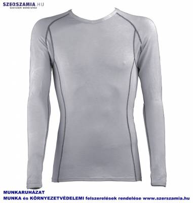 BODYWARMER szürke jégerfelső, hosszú ujjú, rugalmas, méret: XL, KIFUTÓ termék 1 darab