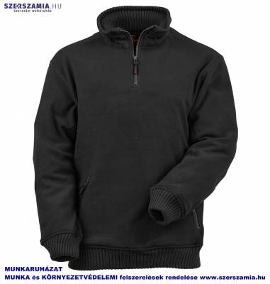 ANGARA Bebújós fekete pulóver 380g, méret: XL