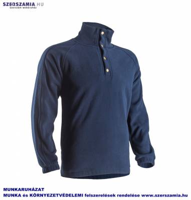 Polár bebújós pulóver kék, méret: XXL, 1 darab