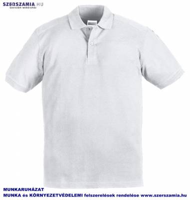 SAFARI fehér teniszpóló, 220g, méret: S, 1 darab