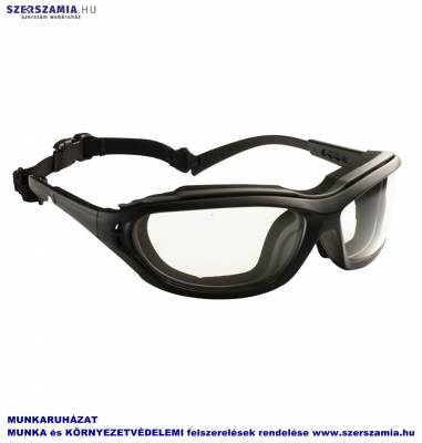 MADLUX Fekete/szürke páramentes víztiszta szemüveg