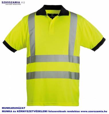 HI-VIZ Fényvisszaverő póló sárga, méret: M