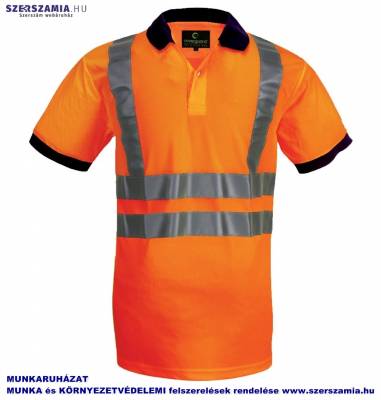 HI-VIZ Fényvisszaverő póló narancs, méret: L , 1 darab