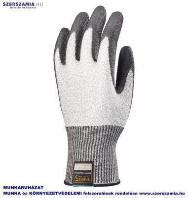 Taeki kesztyű,fekete Latex mártás,rezgéscsillapító, méret: 10, 1 pár