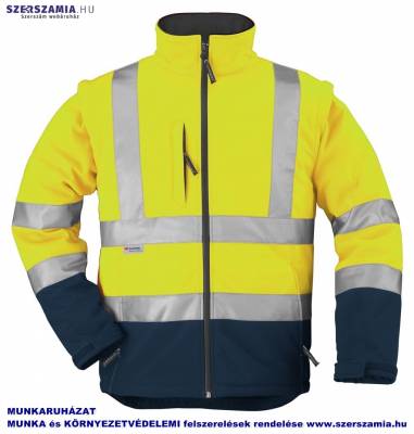 FLUO Dzseki sárga/kék, méret: L