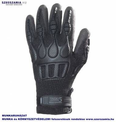 TAEKI5 vágásbiztos kesztyű PU mártott,hátán TPV erősített, méret: 8, KIFUTÓ termék, Helyettesítő: 1MEAY 1 pár