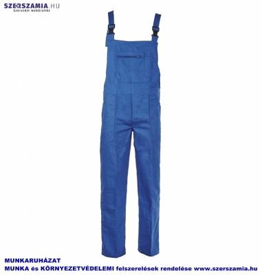 MERCURE királykék mellesnadrág, 100százalék pamut, 340g, méret: 36, KIFUTÓ termék 1 darab